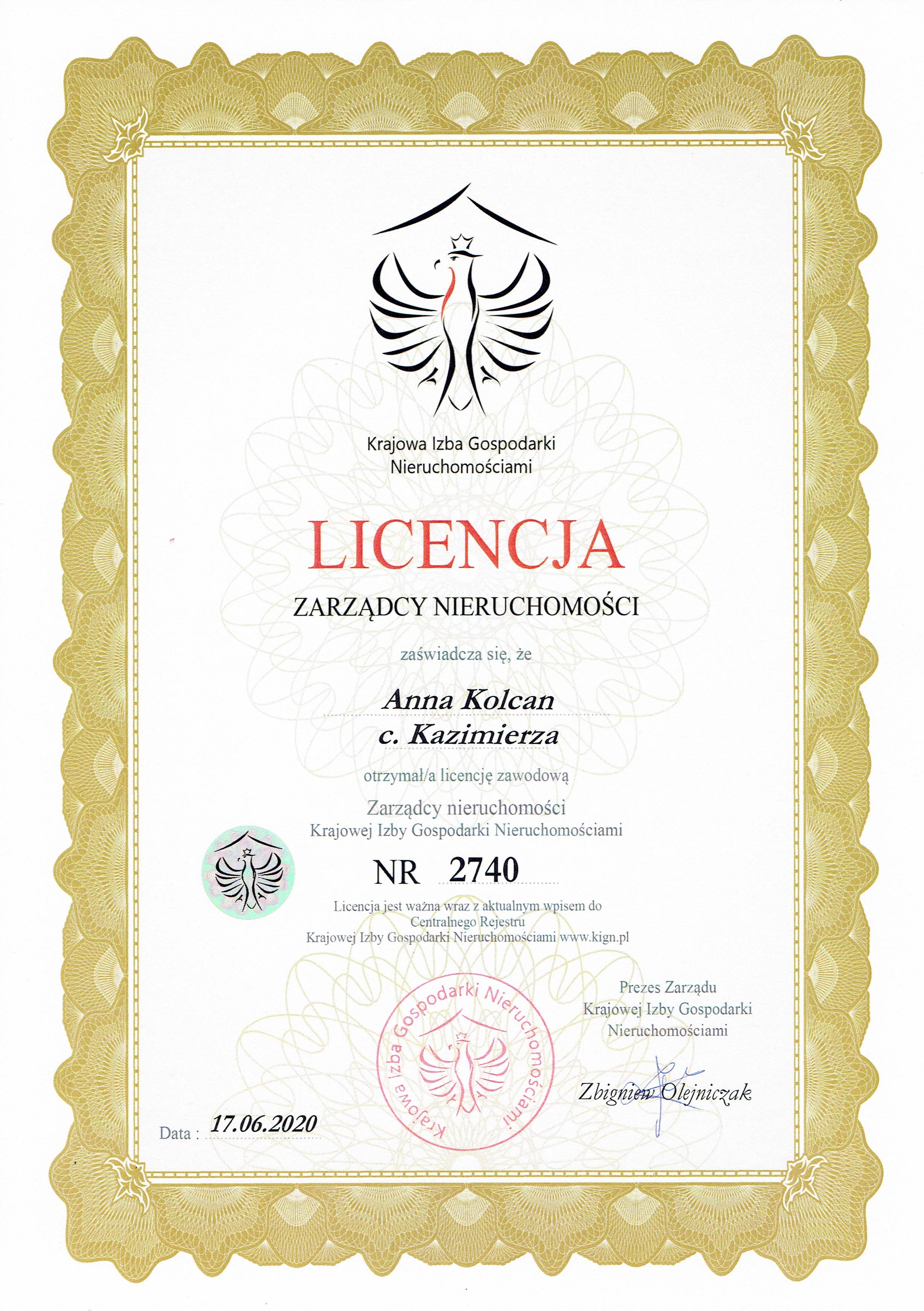 Licencja Ak