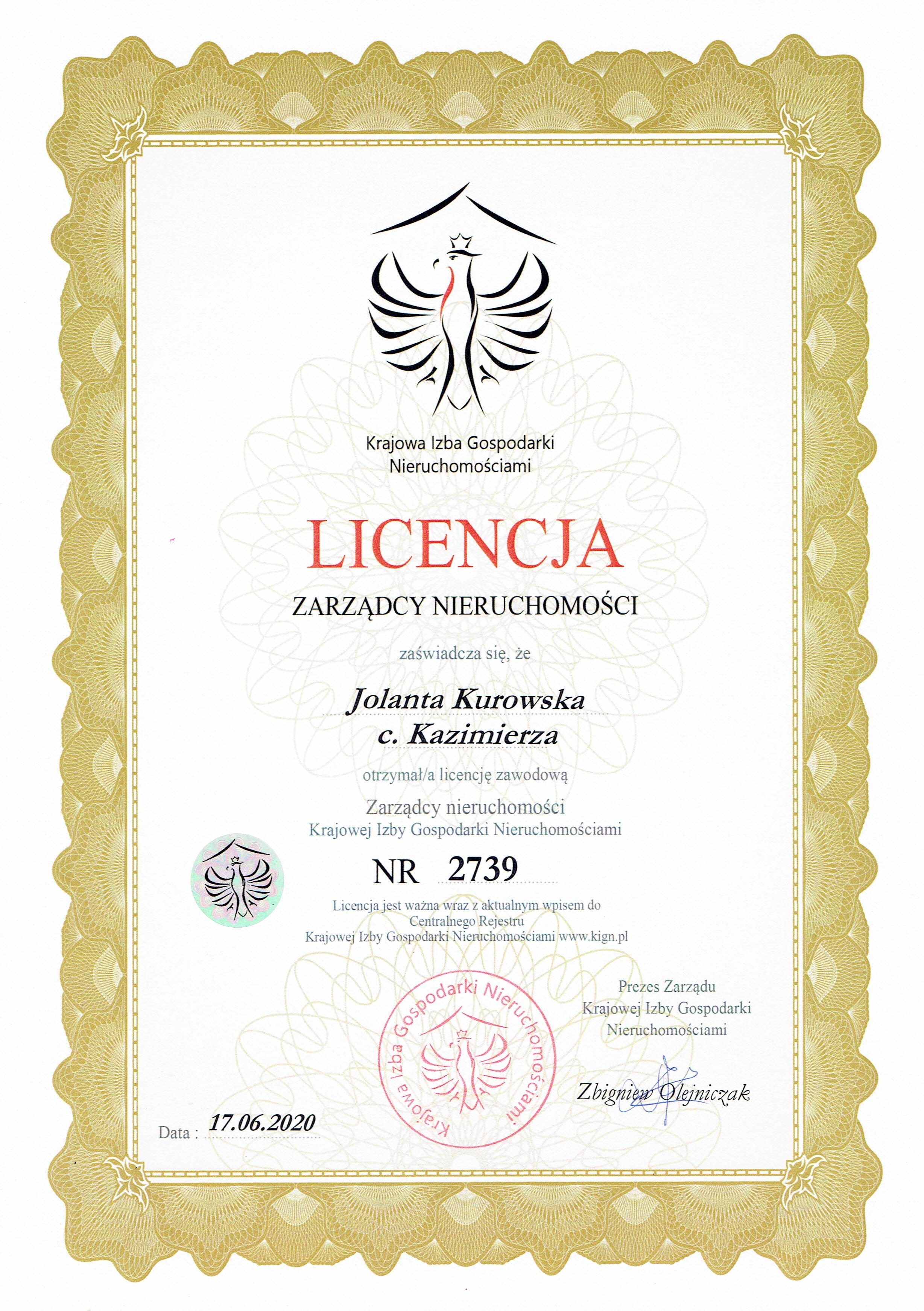 Licencja Jk